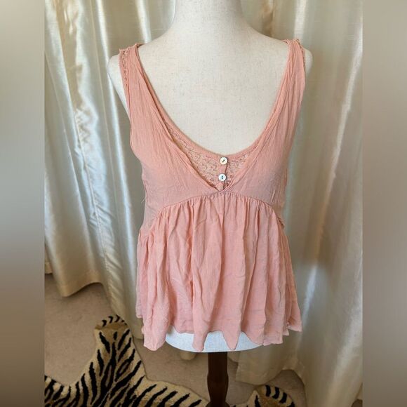 Intimately Free People Twofer Trapeze Cami Pink - Picture 1 of 6